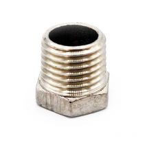 Pepte - Bouchon hexagonal mâle G1/4en acier inoxydable 316