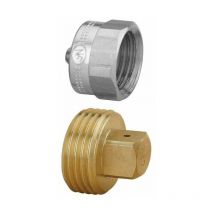 Bouchon + joint gaz nat 15x21 femelle