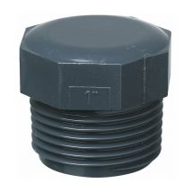 Bouchon mâle Capvert pvc - Filetage 26 x 34 mm