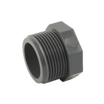Bouchon male en pvc 3/4''