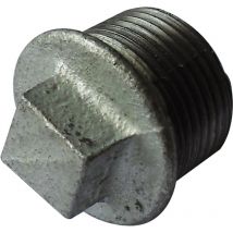Bouchon male fonte galva 20X27