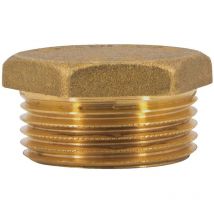 Monmobilierdesign - Bouchon obturateur en laiton filetage mâle ø 1/2' - à l'unité