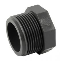 Raccord pvc pression - Bouchon pvc pression à visser m 3/4''