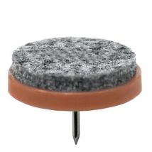 Bouchon silencieux en feutre marron 24mm (200 unités)