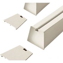 Axelair Bodenständerstopfen 80x80mm – Kunststoff – Robuste Lösung für Bau- und Renovierungsarbeiten
