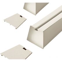 Tassello di sostegno a pavimento 80x80mm - Plastica