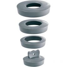 Kit bouchon universel pour vidage Ø36 à Ø58 Wirquin 39224001, gris