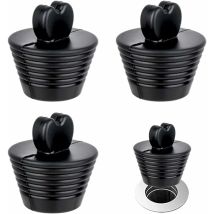 Bouchons Baignoire 3 Pièces Bouchon d'Évier en Silicone Universels en Silicone Bouchon de Vidange de Salle De Bain pour Évier de Cuisine Égout de Sol