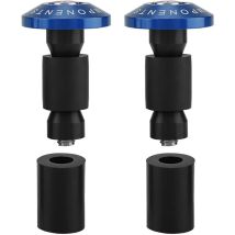 Jeffergarden - Bouchons de prise de curseur d'extrémité de guidon de moto de 22mm 7/8 pouces pour la course atv Offroad bleu