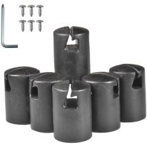 Bouchons de Tube de Trampoline – Embouts épais et durables pour poteaux de Trampoline , Protection de Remplacement pour système d'anneaux supérieurs
