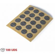 Bouchons pour cacher les vis Vis de garniture de couvercle Fabriqué en pvc Finition Wengé Mesures 12120.5mm 100 unités - talla