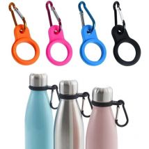 Fei Yu - Boucle pour bouteille d'eau en 4 parties - Porte-bouteille de sécurité avec mousqueton pour ceinture