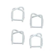Corderie Mesnard - Boucles acier galva pour feuillard textile, largeur 13 mm, boîte de 1000 pièces