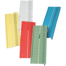 Boucles de marquage Ukal tag vert marquage de 1-100 x100