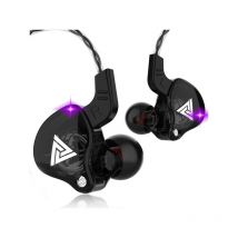 Boucles d'oreilles filaires Qkz ak6 (intra-auriculaires - micro-auriculaires - noires)