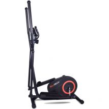Boudech - boost 5000 - Vélo elliptique bidirectionnel de cross-trainer avec volant ultra silencieux de 5 kg, résistance magnétique réglable sur 8