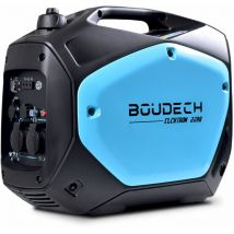 Boudech - Elektron 2200 - Generador inversor digital de 2KW/4HP con motor ohv de 4 tiempos, grupo generador de 2200W de ahorro de energa