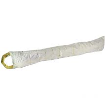 Vacchetti - Boudin de porte en tissu blanc cm83x7h15