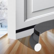 Boudin de Porte Isolant Froid,Bas de Porte Coupe-Vent, Joints de Porte Autocollants,Bas de Porte Isolant Rapide à Installer,Ajustable Isolation Porte