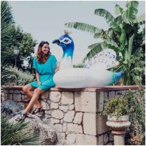 Bouée géante Jewel la Paon Jumbo Bag Blanc - Blanc