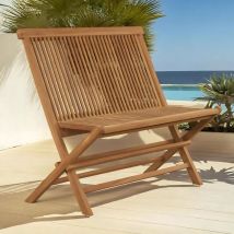 Wanda Collection - Banc de jardin en teck pliant Audrey