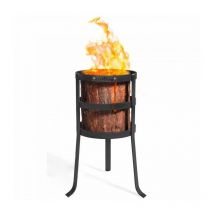 Support pour Flambeau Suédois <> de Cookking Accessoire de Cuisine Extérieure Mobile, en Acier, Fabriqué en Europe