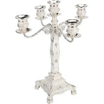 Bougeoir vintage en relief pour table de dîner, décorations de mariage