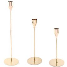 Feiyue - Bougeoirs pour bougies coniques Bougeoir décoratif en métal pour dîner de mariage