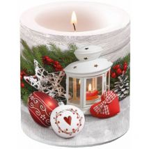 Ambiente - Bougie décorative lanterne de noël