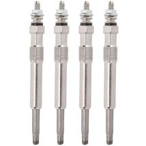 Jeffergarden Bougie de préchauffage de chauffage 7700100558, 4 pièces, remplacement pour Renault Clio Kangoo Trafic