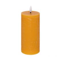 Bougie Déco à led 'Molia' 18cm Jaune