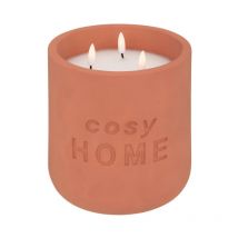 Bougie Déco led 'So Cosy' 18cm Terracotta