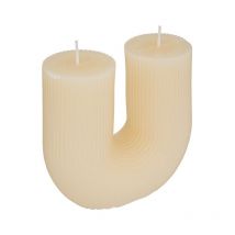 Bougie Design 'Demi' 400g Ivoire