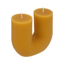 Bougie Design "Demi" 400g Moutarde