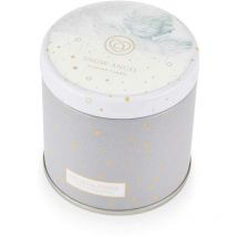 Bougie en boîte métal – Cire de soja – Hauteur 7 cm – Bougie Ange d'hiver – Heart And Home