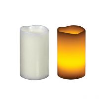 Bougie en cire à led