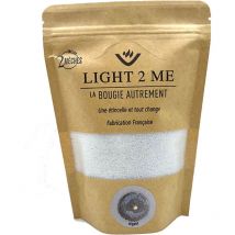 Bougie en poudre 250 grs La Bougie Autrement argent pailleté