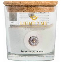 Bougie en poudre 250 grs La Bougie Autrement argent pailleté