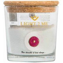 Bougie en poudre 250 grs La Bougie Autrement rose pailleté