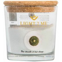 Bougie en poudre 250 grs La Bougie Autrement vert pailleté