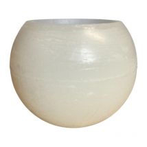 Bougie exterieure citronnelle blanche