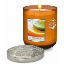 Bougie Agrumes pressés – Matières, Hauteur, Quantité par pack – Heart And Home