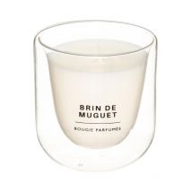 Bougie Parfumée En Verre "Ilan" 130g Brin de Muguet