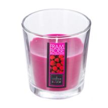Comptoirdelabougie - Bougie Parfumée En Verre 'nina' 90g Framboise