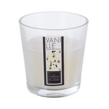 Bougie Parfumée en Verre "Nina" 90g Vanille