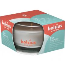 Bolsius - Bougie Parfumée True Freshness Fresh Breeze 8 cm Bougie d'Ambiance Décoration en Verre