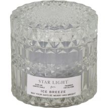 Bougie parfumée élégante en verre, 9 cm