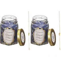 Bougie parfumée en bocal avec bijou surprise (Lot de 2)