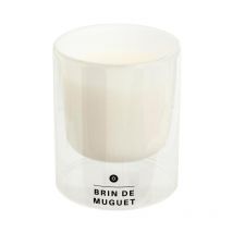 Bougie Parfumée en Verre 'Ilan' 220g Brin de Muguet