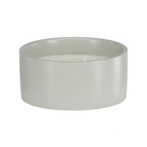 Paris Prix - Bougie Parfumée Fraîcheur Marine 'Douglas' 750g Gris Clair